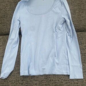 J. Crew Sky Blue Long Sleeve Tee